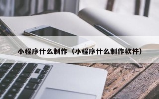 石狮小程序什么制作（小程序什么制作软件）